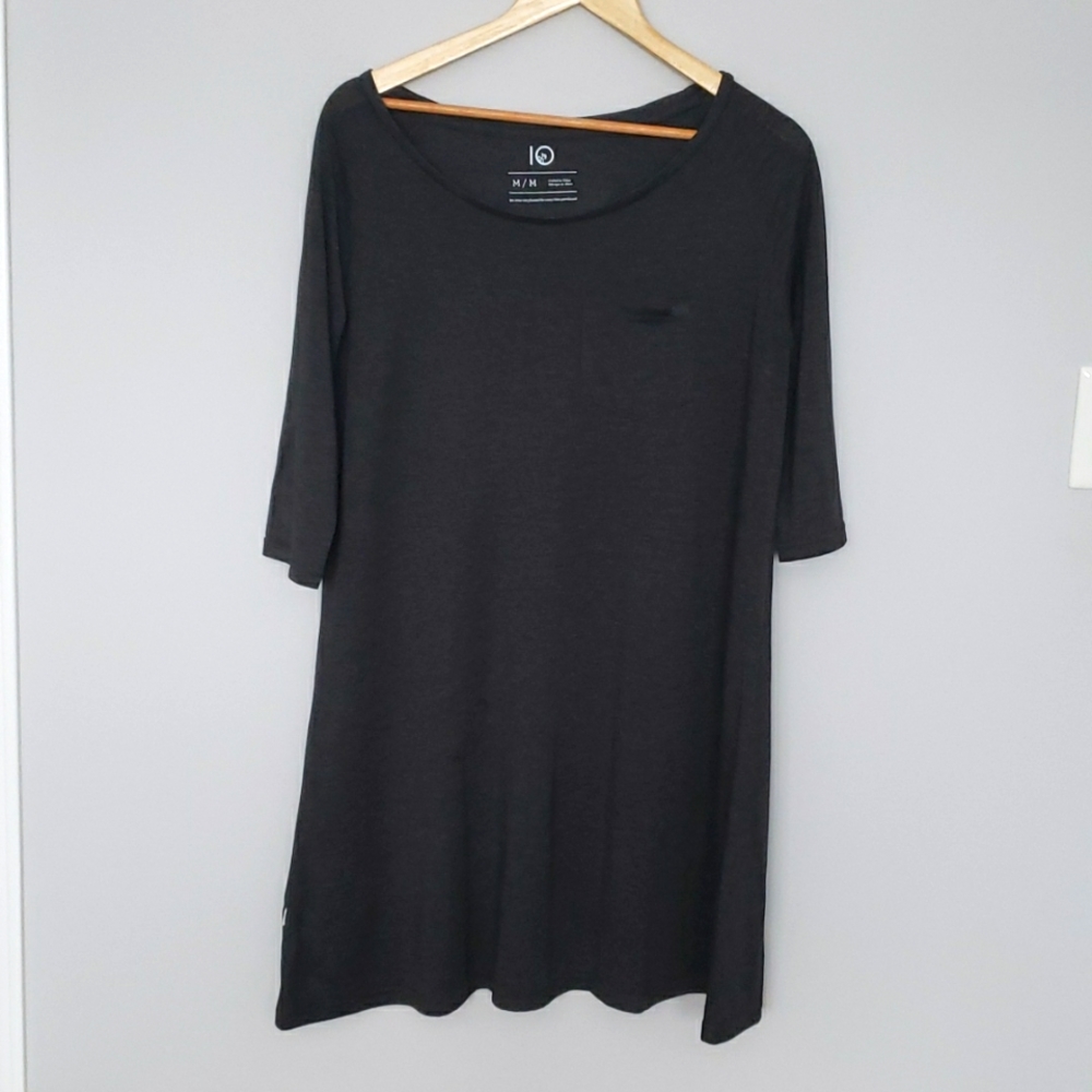 Ten Tree Dark Heathered Grey Tunic